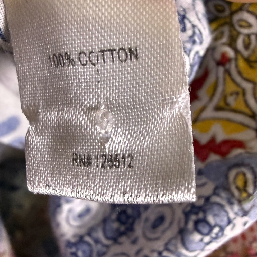 Aratta Silent Journey Patchwork Boho Button Front… - image 7